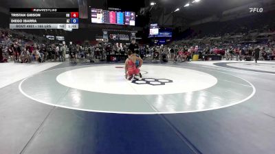 165 lbs Cons. Rd Of 64 - Tristan Gibson, OH vs Diego Ibarra, AZ