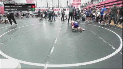 52 lbs Consolation - Kaden Manzanares, Standfast vs Lamar Neff Jr, Chickasha Youth Wrestling