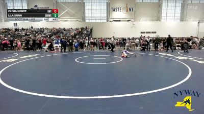 102 lbs Cons. Round 2 - Olivia Hontz, Gowanda Wrestling Club vs Lila Dunn, Divas Of Destruction Wrestling Club