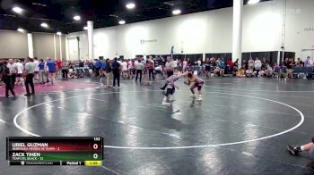 132 lbs Round 4 (8 Team) - Zack Tihen, Team STL Black vs Uriel Guzman, Nebraska Heroes (B Team)