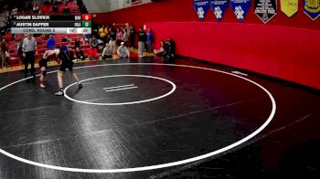 152 lbs Cons. Round 5 - Logan Slovick, West Allegheny Hs vs Austin Saffer, Indian Land