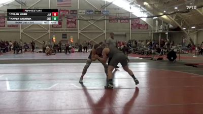 197 lbs Semifinal - Dylan Harr, Johnson & Wales (RI) vs Haven Tatarek, Castleton