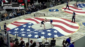 Champ. Round 1 - Caden Singrey, Kingsbury County vs Johnny Lenz, Kimball/White Lake/Platte-Geddes