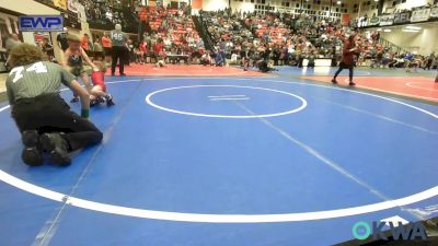 46 lbs Semifinal - Dawson Smith, Sallisaw Takedown Club vs Maculey Andrews, Hilldale Youth Wrestling Club