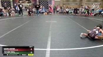 44 lbs Round 1 - Gavin Lester, Rockmart Takedown Club vs Tayvien Neal, LaFayette Youth Wrestling