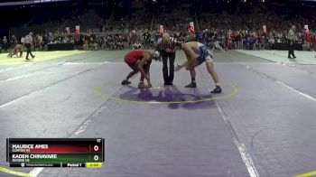 D3-138 lbs Quarterfinal - Kaden Chinavare, Dundee HS vs Maurice Ames, Clinton HS