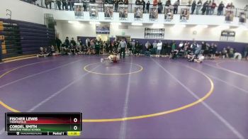 91 lbs Quarterfinal - Fischer Lewis, Thermopolis vs Cordel Smith, Riverton Middle School