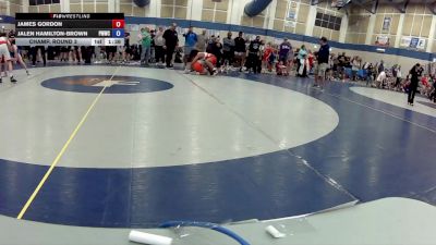 14U Boys FS - 225 lbs Champ. Round 3 - Jalen Hamilton-Brown, Perry Meridian Wrestling Club vs James Gordon