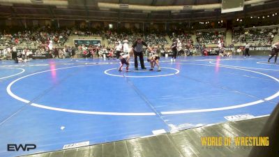 55 lbs Quarterfinal - Rollie Bowin, C4 Wrestling Academy vs Gannicus Hancock, Chickens Wrestling