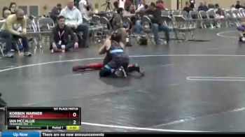 80 lbs Finals (2 Team) - Ian McCallie, Tennessee Red vs Korben Warner, Missouri Gold