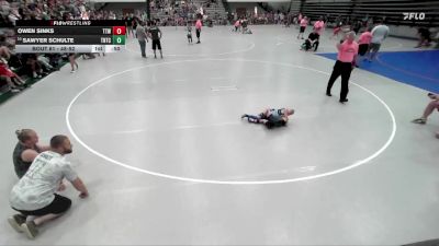 48-52 lbs Cons. Round 1 - Sawyer Schulte, Team Nazar Training Center vs Owen Sinks, TJ Trained Wrestling