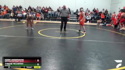 JV-20 lbs Round 2 - Tyrone McCarthy, Waukon vs Aiden Underwood, New Hampton/Turkey Valley