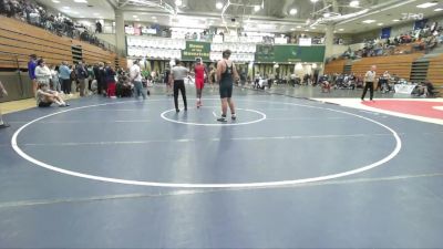 215 lbs Cons. Round 5 - Jayden Parks, El Cajon Valley vs Conrad Post, San Marcos