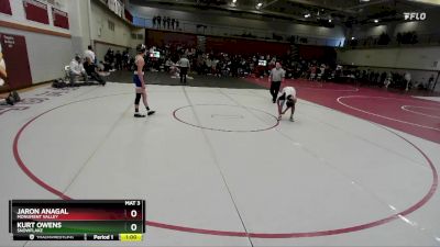 132 lbs Cons. Round 6 - Kurt Owens, Snowflake vs Jaron Anagal, Monument Valley