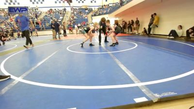 100-105 lbs Rr Rnd 5 - Jace Garrison, Verdigris Youth Wrestling vs Pearl Cruise, Claremore Wrestling Club