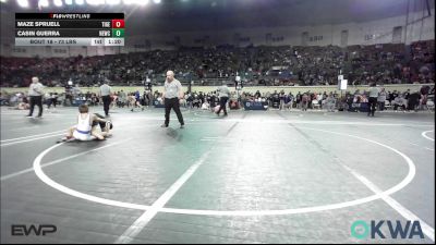 73 lbs Round Of 16 - Maze Spruell, Tiger Trained Wrestling vs Casin Guerra, Newcastle Youth Wrestling