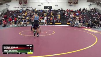 144 lbs Cons. Round 2 - Charlie Scanlan, Bethlehem Catholic vs Brayden Brown, Legacy Christian Academy