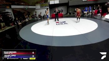 106 lbs Round 3 (16 Team) - Elias Briones, SDIKWA-FR vs Julian Lopez, LAWA-FR