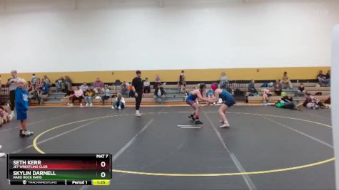 125 lbs Round 2 - Seth Kerr, JET Wrestling Club vs Skylin Darnell, Hard Rock Rams