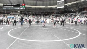 140 lbs Quarterfinal - Koda Stumblingbear, Darko Valley Wolf Pack vs Jackson Machell, Husky WC