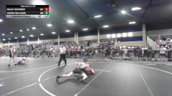 137 lbs Quarterfinal - Isaac Navarro, Vista Wrestling vs Asher Williams, War
