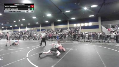 137 lbs Quarterfinal - Isaac Navarro, Vista Wrestling vs Asher Williams, War
