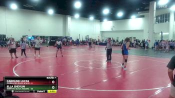 170 lbs Round 7 (8 Team) - Ella Shevlin, Nebraska Black Widows vs Caroline Lucas, Florida Red Black & Blue