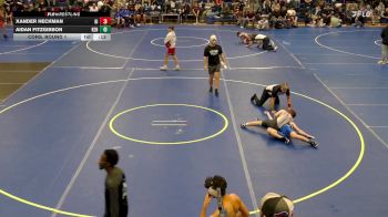 132 lbs Cons. Round 1 - Xander Heckman, Grand Island vs Aidan Fitzgibbon, Ken-Ton