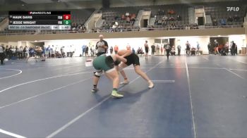 215 Championship Bracket Champ. Round 2 - Hauk Davis, Farmington vs Jesse Wright, Park