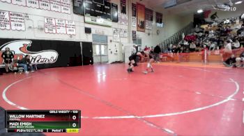 125 lbs Cons. Round 5 - Mackenzie Quevedo, Warren vs Yanna Gutierrez, Downey