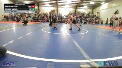 105 lbs Rr Rnd 5 - Haylin Higgins, Pawnee Wrestling Club vs Grycen Anglin, Chandler Takedown Club