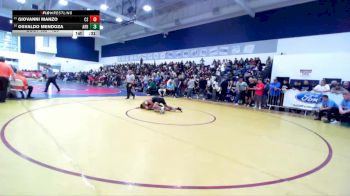 120 lbs Cons. Round 1 - Osvaldo Mendoza, Arroyo vs Giovanni Manzo, Canyon Springs