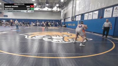 165 lbs Quarterfinal - Thomas Rhodes, Coast Guard vs Matt Ryan, Bridgeport