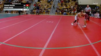 133 lbs Quarterfinal - Tegan Sherk, Iowa Central Community College vs Teague Holzer, Wisconsin-La Crosse