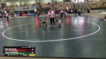 73 lbs Cons. Semi - Callie Jackson, Everett Renegades Wrestling Club vs Leia McCallie, Minion Training Center