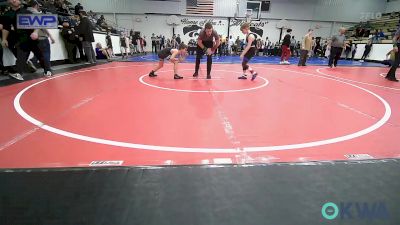 76 lbs Consi Of 4 - Isaac Emerald, Raw Wrestling Club vs Kaysum Mosby, Wyandotte Youth Wrestling