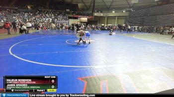 84 lbs Cons. Round 2 - Majeur Rosemon, Clark County Youth Wrestling vs Jaxen Amadeo, Franklin Pierce Cardinal Wrestling Club