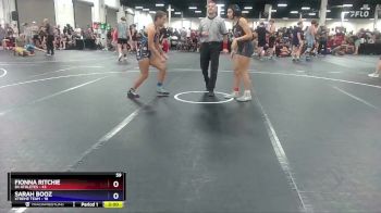 135 lbs Round 3 (8 Team) - Fionna Ritchie, 84 Athletes vs Sarah Booz, Xtreme Team