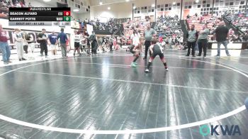 61 lbs Rr Rnd 1 - Deacon Alfaro, Grove Takedown Club vs Garrett Potts, Wagoner Takedown Club