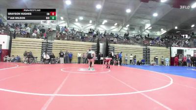 165 lbs Cons. Round 3 - Ian Wilson, Noblesville vs Grayson Hughes, Club Madison