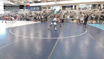 150 lbs Cons. Sub-quarters - Cristian Villarreal, The SnakePit vs Sawyer Schneider, Bear Cave Wrestling Club