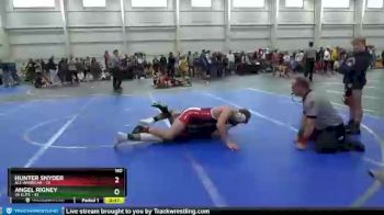 160 lbs Round 4 (8 Team) - Angel Rigney, VA Elite vs Hunter Snyder, All-American