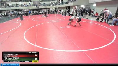 80 lbs Cons. Round 3 - Elijah Fischer, Somerset Wrestling vs William Bousk, Arlington Cardinals