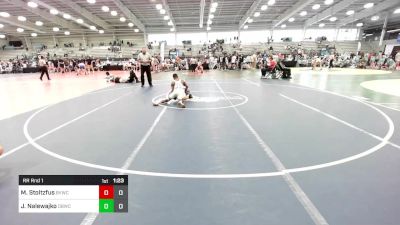 106 lbs Rr Rnd 1 - Manny Stoltzfus, Buffalo Valley Black vs Joseph Nalewajko, OBWC Gremlins