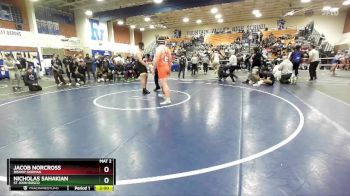 285 lbs 1st Place Match - Nicholas Sahakian, St John Bosco vs Jacob Norcross, Bishop Gorman