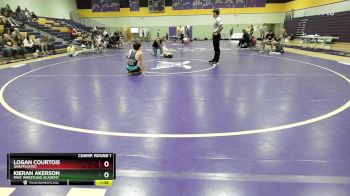 132 lbs Cons. Semi - Kieran Akerson, MWC Wrestling Academy vs Logan Courtois, Unaffiliated