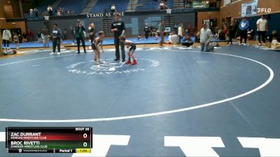 47-50 lbs Round 2 - Broc Rivetti, Charger Wrestling Club vs Zac Durrant, Morgan Wrestling Club