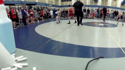 16U Boys FS - 113 lbs Cons. Round 2 - Kason Johnson, Riverton Parke Wrestling Club vs Austin Boltinghouse, Owen County Wrestling Club