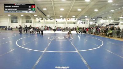 68 lbs Final - Carter Bowling, Refinery WC vs Talan Berube, Smitty's Wrestling Barn