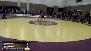 65 lbs Placement (4 Team) - Jaxton Evans, F/MCC vs Jace Gahler, Pierz